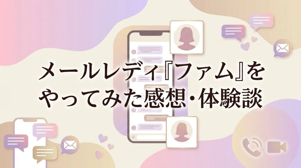 ファムをやってみた感想