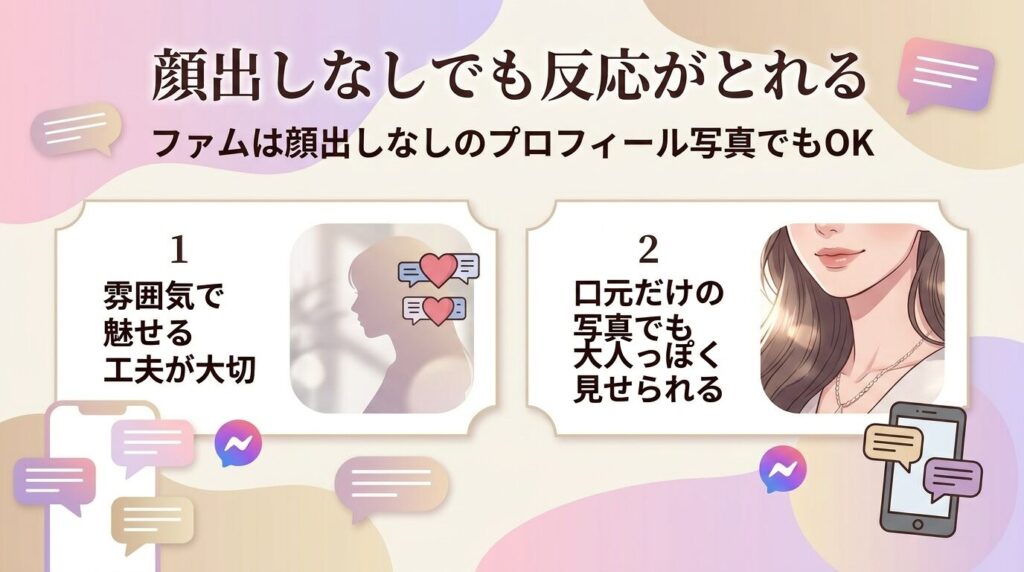 顔出しなし